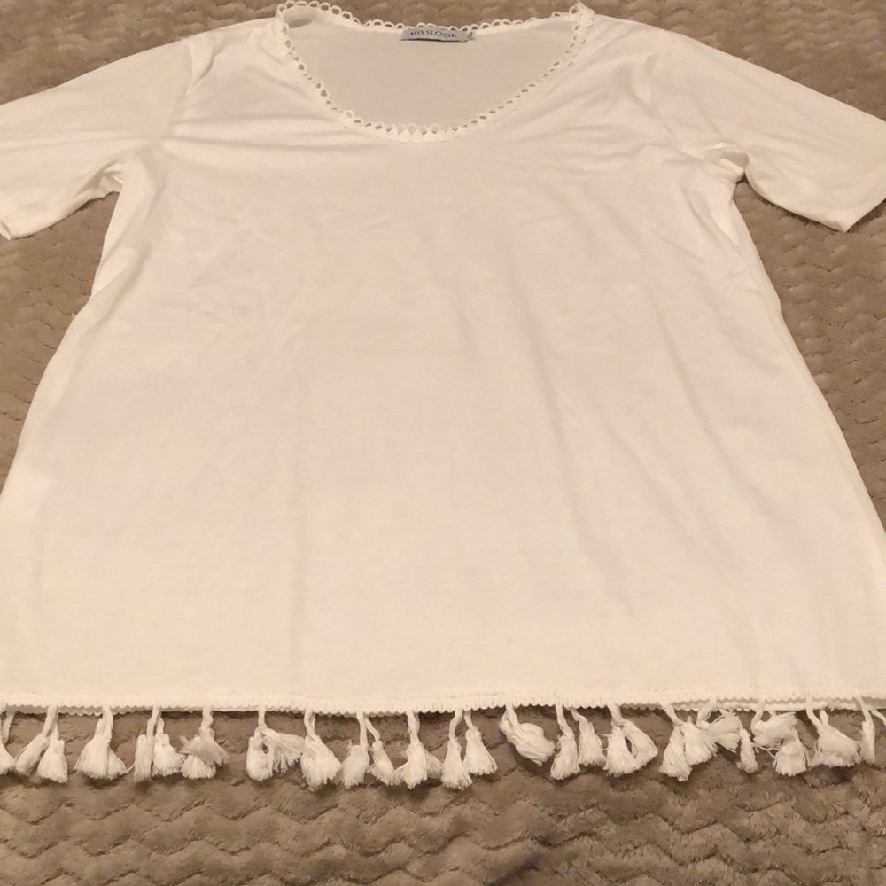 Casual White T Shirt
